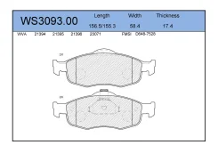 ������� ��������� �������� FORD Mondeo I, II 93-00/Scorpio I, II 86-98 WS309300 ����