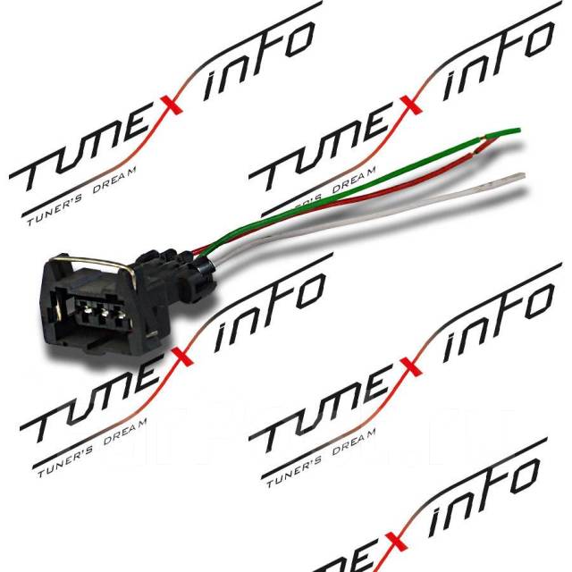 Разъем 3х контактный датчика скорости герметичный ВАЗ-2108-2110, Cargen ...