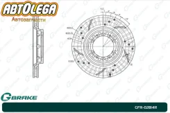 ���� ��������� ��������-� G-brake MMC Delica Space GEAR PD4W (PA-PF#) GFR-02814R ����
