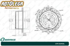 ���� ��������� ��������-� �. G-brake Toyota L. Cruiser J100, Lexus LX470 GFR02452L ����
