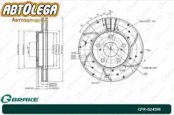 ���� ��������� ������-� �. G-brake Toyota Mark JZX9#/10#/11#, GX105/11# GFR-02451R ����