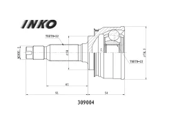 ���� ������� 22/22 | ����� ����/��� | INKO 309004 309004 ����