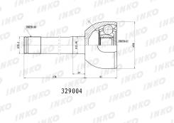 ���� ������� 30, 27 �������� ��� Toyota Hilux, Toyota LAND Cruiser INKO 329004 329004 ����