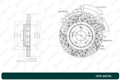   - G-brake MMC Outlander (EU) CU#W 03- CW5W(RU) GFR20274L 