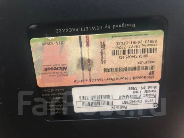 HP Pavilion dv7. ���� 465���, WiFi: 1, Bluetooth: 1 ����