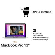 Apple MacBook Pro 13 2022. 13.3", ��� 8 ��, ���� 512���, WiFi: 1, Bluetooth: 1. ��� ����� �� ������������ ����
