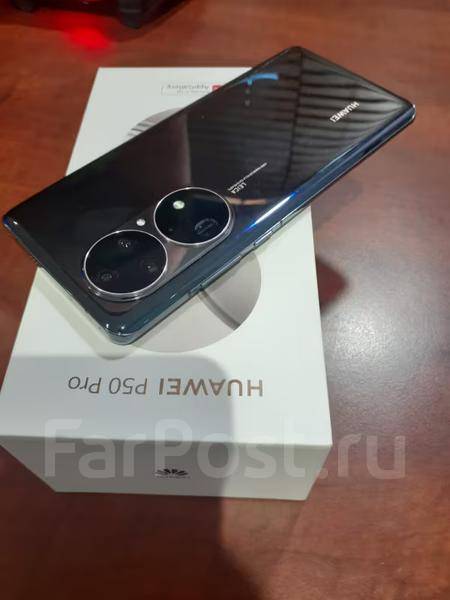 Huawei P50 Pro, 256 гб, 6.60", моноблок, черный, 3G, 4G LTE, Dual-SIM ...