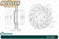   - G-brake Honda Odyssey RA6/7/8/9 99-03 GFR-20285R 