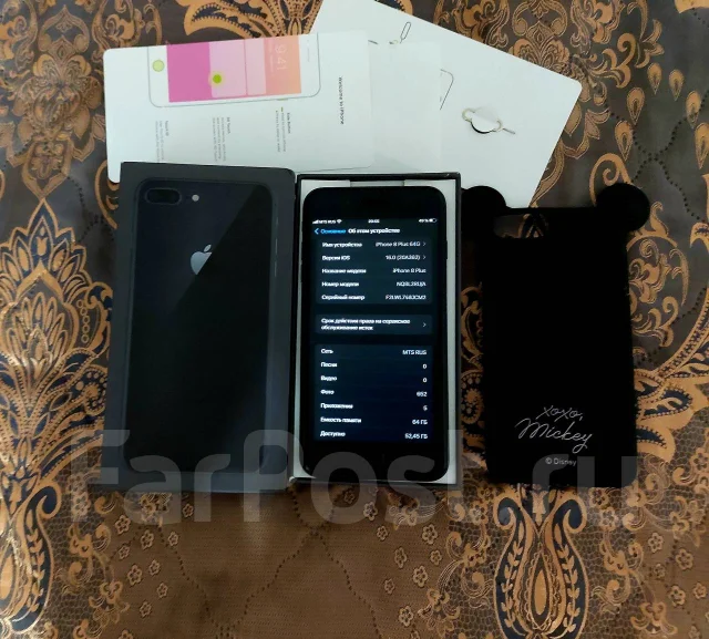Apple iPhone 8 Plus. �/�, �������, ������, 3G, 4G LTE, ����������, NFC ����