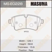 ������� �������� Masuma, P85154, PN0697 rear (1/12) MS-E0228 Masuma, ������ MSE0228 ����