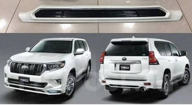 Накладка на задний бампер Toyota Land Cruiser Prado 150 2018- купить во ...