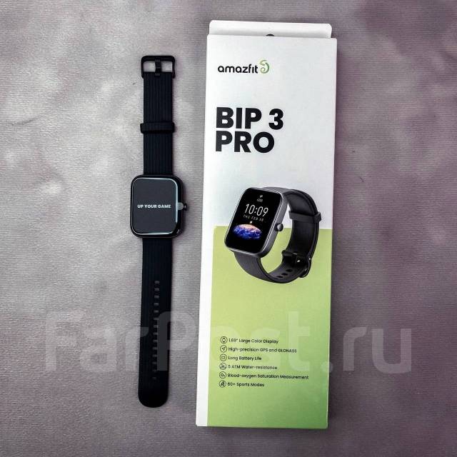 Смарт-часы Amazfit Bip 3 Pro (A2171) Ростест! Чёрные - Умные часы и ...