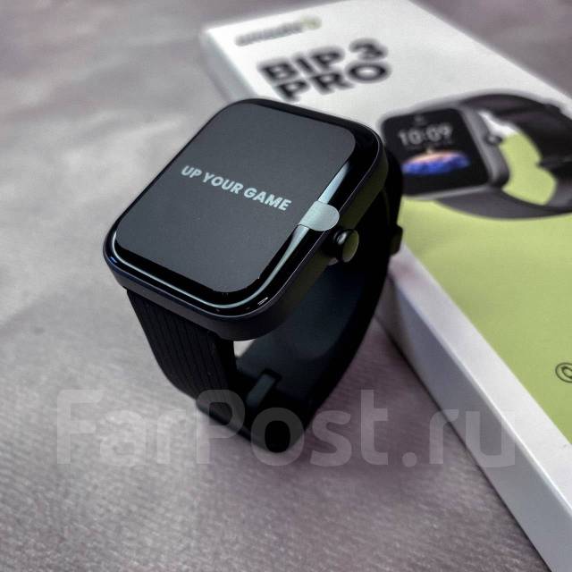 Смарт-часы Amazfit Bip 3 Pro (A2171) Ростест! Чёрные, GPS, Android, iOS ...
