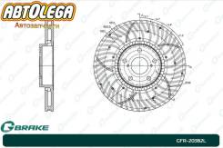 ���� ��������� �����. �������������� ����� G-brake Lexus GS30/35/43/460 GFR20382L ����