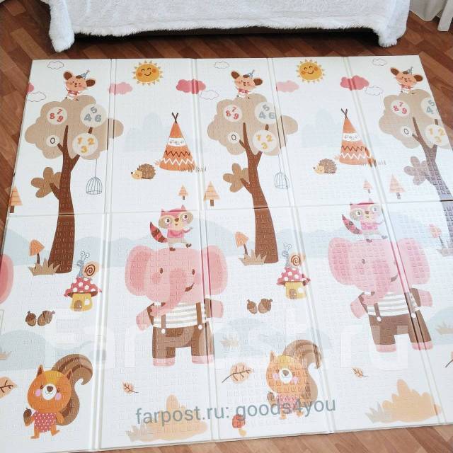 Двусторонний непромокаемый складной термо коврик! 200х180х1 см. Акция ...