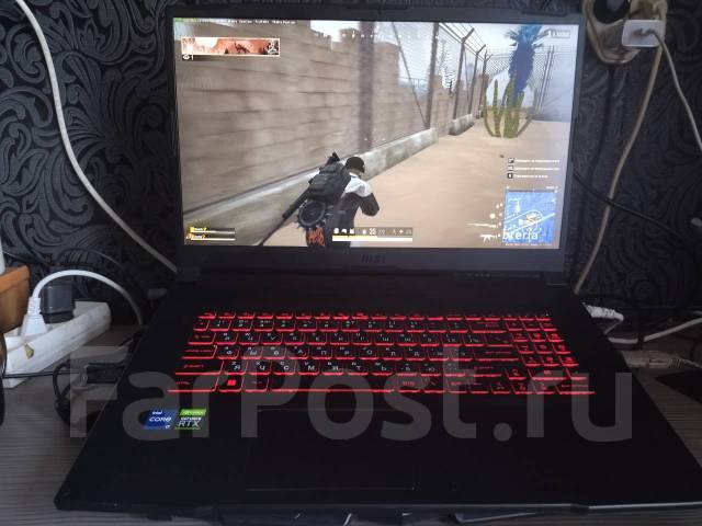 MSI Sword 17. 17.3", 2,3����, ��� 16 ��, ���� 500���, WiFi: 1, Bluetooth: 1, ����������� �� 6��. ����