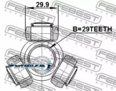 ������� 29X29.9 Mitsubishi Carisma DA 1995-2003 Febest 0416DA 0416DA ����