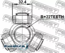 ������� KIA/Hyundai Febest 2216SPA 2216SPA ����