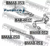 ����������� ������ BMW 3(E36/E46)/X3(E83) ���. ����. Febest BAB002Z BAB002Z ����