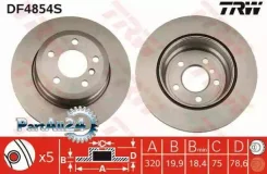 ���� ��������� BMW X5 E70 3.0/X6 E71 3.0 ������ TRW DF4854S DF4854S ����