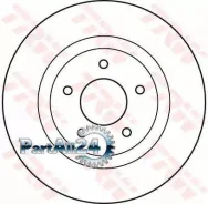 ���� ��������� Nissan Qashqai 07-/X-Trail 07-/Renault Koleos 08- �������� ����. TRW DF4964 DF4964 ����