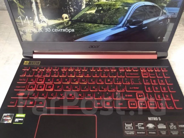 Acer Nitro 5 AN515-43. 15.6", 2,1����, ��� 16 ��, ���� 740���, WiFi: 1, Bluetooth: 1 ����
