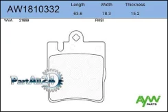 ������� ��������� ������ Mercedes-BENZ E-Class (W210) 2.0-4.3 95-02 Aywiparts AW1810332 AW1810332 ����
