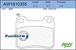 ������� ��������� ������ Mercedes BENZ C(W202) 03/93-05/00, E(W124) 06/93-07/97 Aywiparts AW1810355 AW1810355 ����