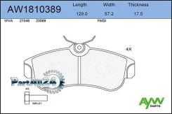 ������� ��������� �������� Nissan Almera(N16) 00-06/Primera(P10) 2.0/(P11) 96-98 Aywiparts AW1810389 AW1810389 ����