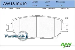 ������� ��������� �������� Toyota Camry(V30) 2.4-3.0 01 Aywiparts AW1810419 AW1810419 ����