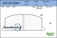 ������� ��������� �������� Toyota Camry 92/Carina II/Celica 90/Corolla 92 Aywiparts AW1810581 AW1810581 ����