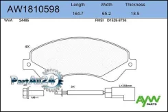 ������� ��������� �������� FORD Transit 2.2D 06 Aywiparts AW1810598 AW1810598 ����