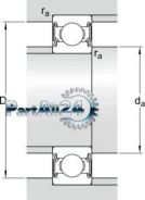 ��������� (62,00/ 30.00/ 16.00/ ���������) SKF 6206-2RS1 62062RS1 ����
