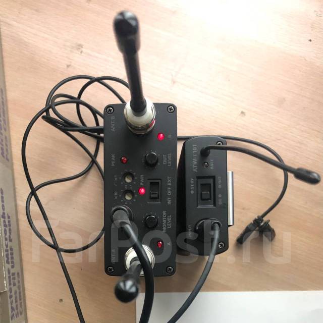 Петличный микрофон радиосистема Audio Technica ATW U100 - Аксессуары во ...