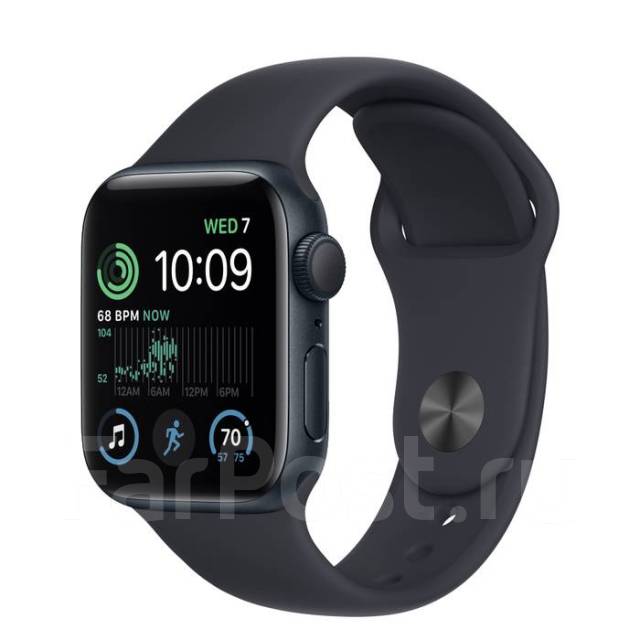 Часы Apple Watch SE 2022 44mm Midnight Aluminum Case With Midnight ...