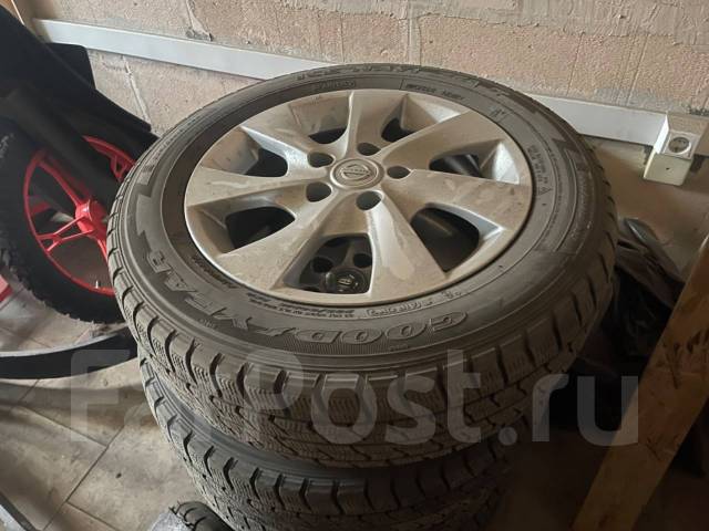 Комплект колёс на японской зимней резине Nissan Goodyear Ice Navi 205/ ...