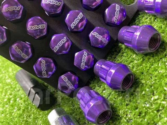 Гайки RAYS 1.25 Фиолетовые Subaru купить во Владивостоке по цене: 2 500 ...