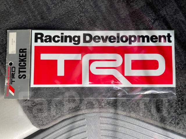Наклейка TRD оригинал Япония купить во Владивостоке по цене: 2 000 ...