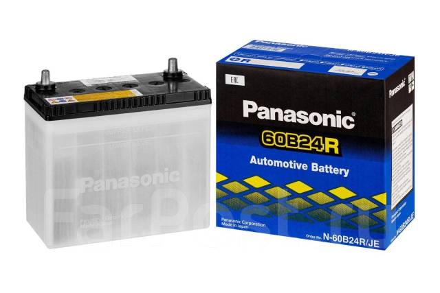 АКБ 2020г. Panasonic 45А/ч N60B24R JE 45ач - Аккумуляторы во Владивостоке