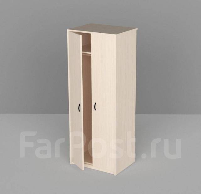 Шкаф для одежды широкий цвет Дуб Молочный (77*37*200) - Мебель в Хабаровске