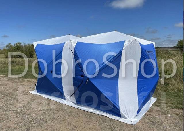 Палатка зимняя КУБ Traveltop CT 1621А (утепленная). Размер:200х400x215 ...