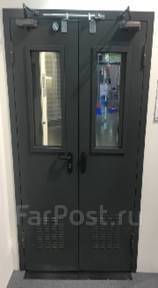 Дверь противопожарная 1250* 2050 синхронизаторы, антипан, выпад порог ...
