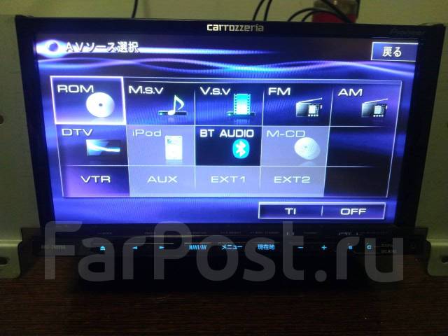 Редчайший Carrozzeria AVIC - ZH 9990, HDD 80GB, DVD + монитор tvm