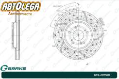   - G-brake Honda Accord CM/CL#/CU# Acura MDX YD1 GFR20756R 