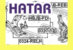����������� �������� ������ �������� ����� ������� Febest Habres C8302, SL1078, GRM16439, 847640, BH28043, 7062884, 0301RES, CAB10009, CAB40007, CAB50...