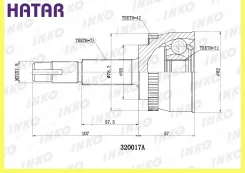 ���� ������� 25 22 ABS 42 INKO 320017A 320017A ����
