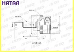 ���� ������� 2319 ABS 42 ����� ������� INKO 320046A 320046A ����