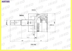 ���� ������� 2522 ABS 42 ����� ������� INKO 320146A 320146A ����