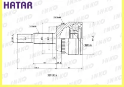 ���� ������� 2624 ABS 48 ����� ������� INKO 329195A 329195A ����
