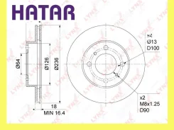 ���� ��������� ����� Lynxauto BN1087 BN1087 ����